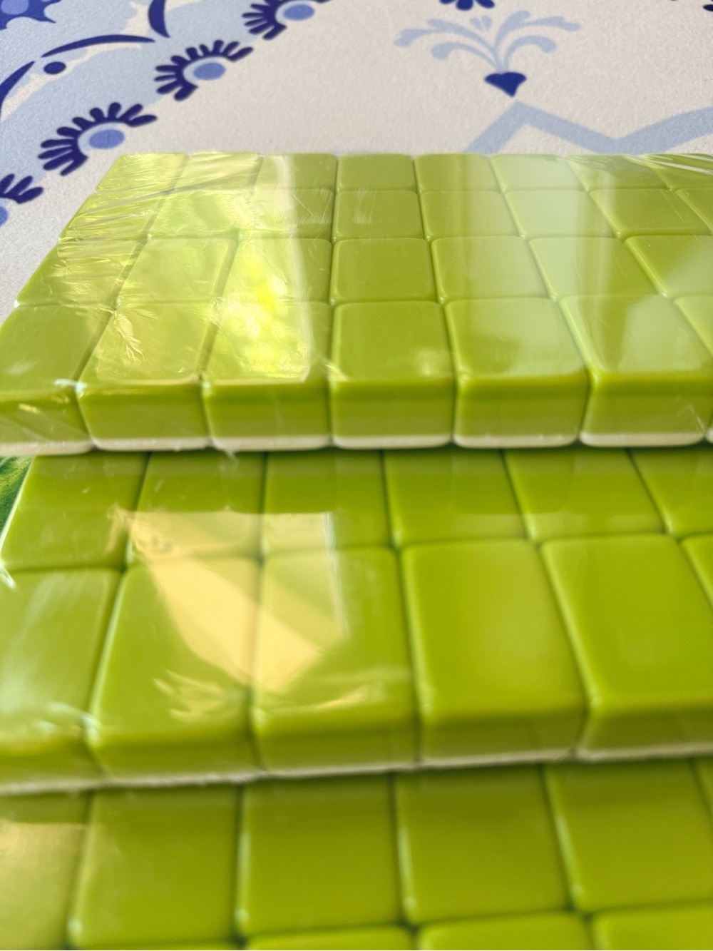 Limoncello Mahjong Tiles. Unopened. No box. I bought resale. Unable to verify.